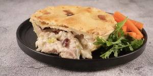 Chicken, Brie & Cranberry Pie