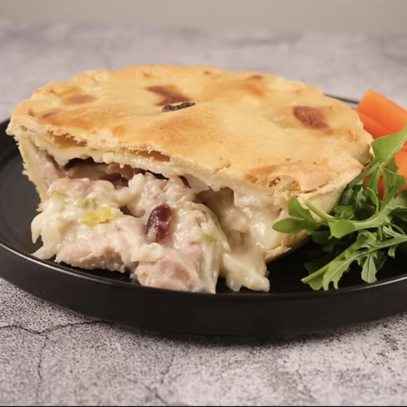 ChickenBrieCranberryPie