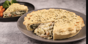 Mushroom & Spinach Pie