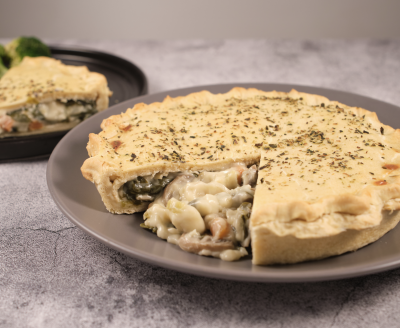 Mushroom & Spinach Pie